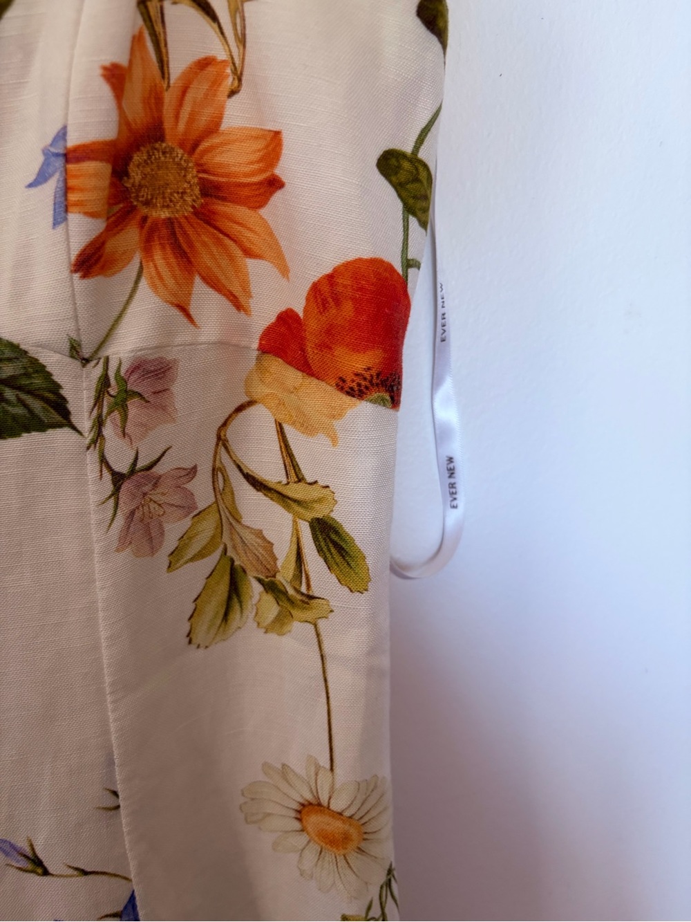EVERNEW Linen-Blend Vayda Strap Midi Sun Dress - Size 2 - Picture 6 of 16